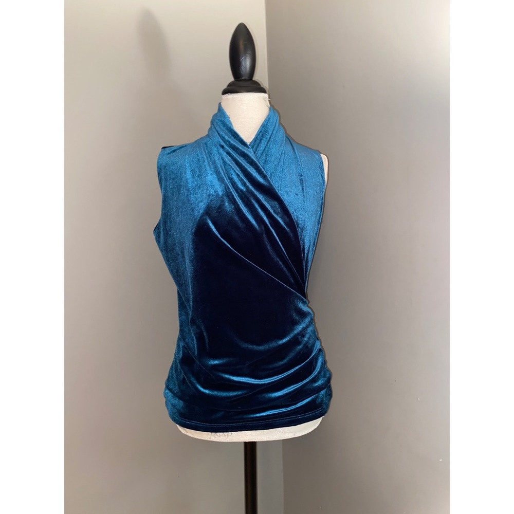 Velour Crossbody Top
